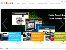 Tablet Screenshot of epsilonfiberoptics.com